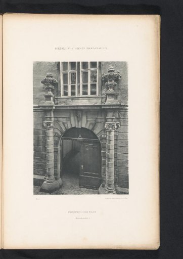 Entrance portal of the Archbishop's Palace in Vienna