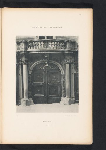 Entrance portal of a house at Graben 12 in Vienna