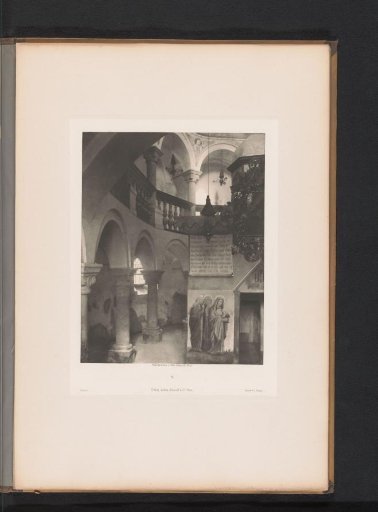 View of the interior of the family vault in San Candido, Italy