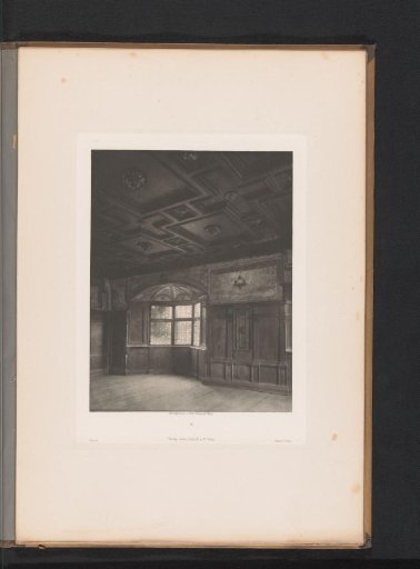 View of a room with an oriel in Velthurns Castle near Bressanone, Italy
