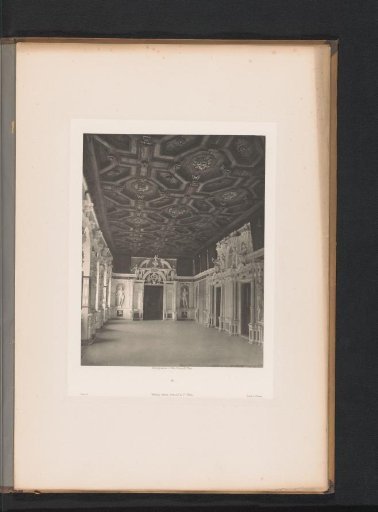 View of the knight's hall of the Trostburg in Ponte Gardena, Italy