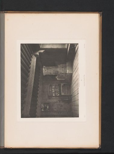 View of a room in the Prince's Castle in Merano, Italy