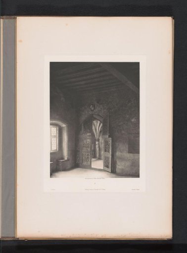 View of wall paintings in Burg Reifenstein in South Tyrol, Italy