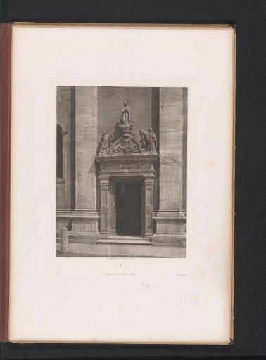 Marble sculptures on the Santa Maria Maggiore in Trento, Italy