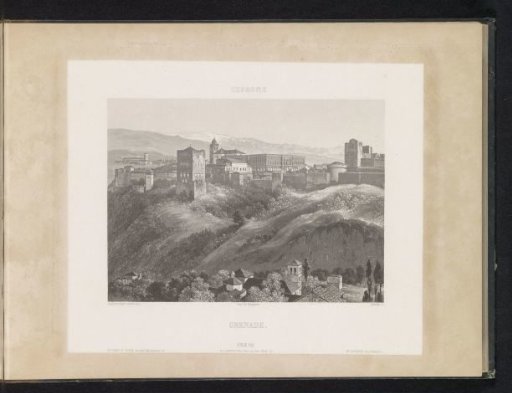 View of the Alhambra at Granada