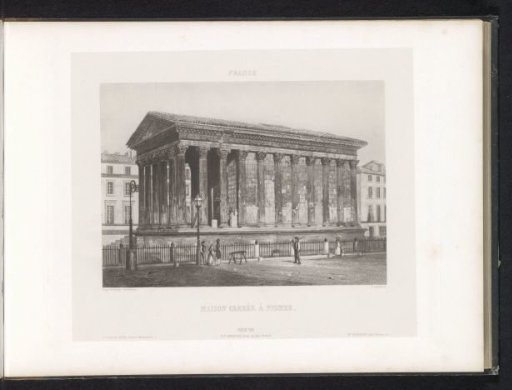 Exterior of the Maison Carrée at Nîmes