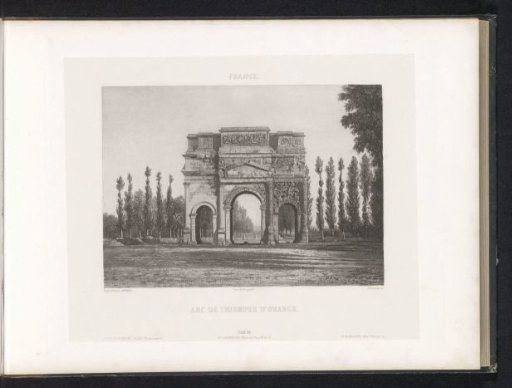 View of the Triumphal Arch of Orange
