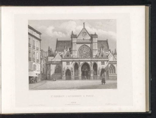Exterior of the Église Saint-Germain-l'Auxerrois in Paris