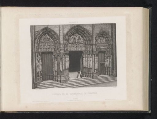 Entrance portal of the Cathedral of Chartres
