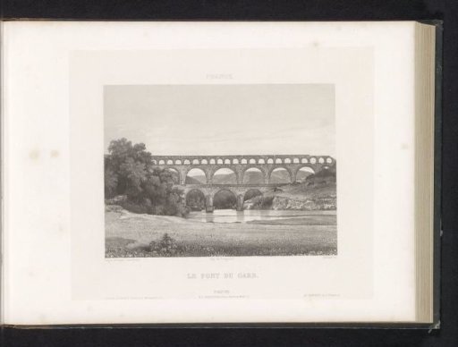View of the Pont du Gard