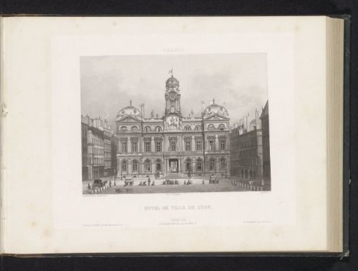 Facade of the Town Hall of Lyon
