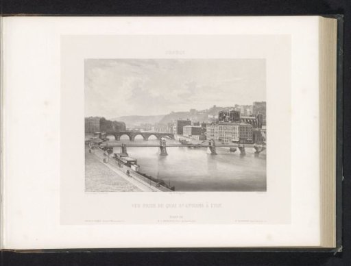 View of the Saône in Lyon