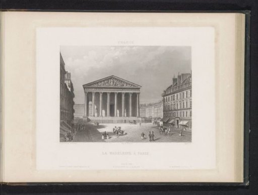 View of La Madeleine in Paris