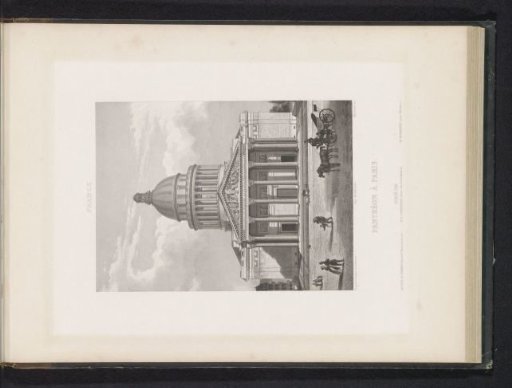 View of the Panthéon in Paris