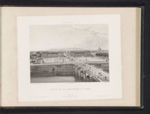 View of the Place de la Concorde in Paris