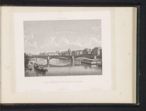 View of the Seine in Paris, Seen from the Pont Royal