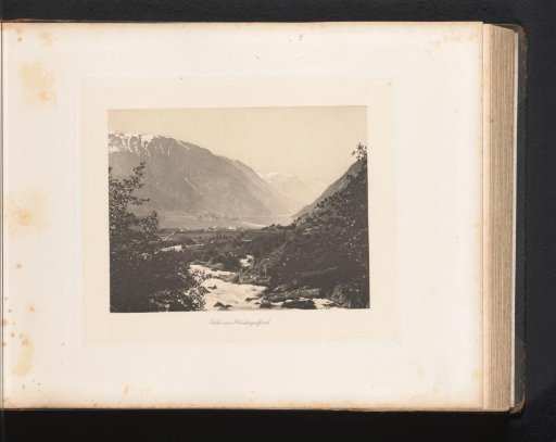 View of Odda and the Hardangerfjord