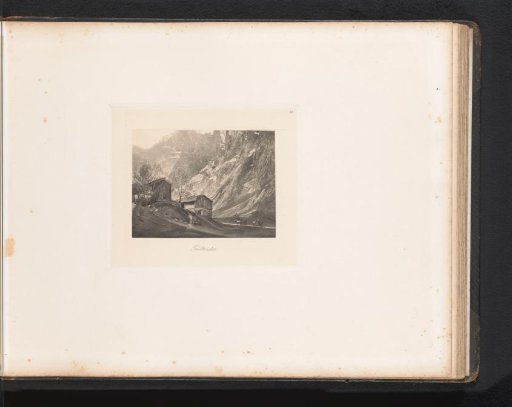 Mountain landscape with horse and cart in Møre og Romsdal