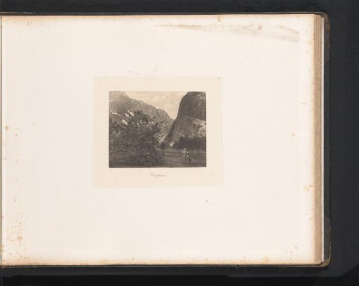 Mountain landscape near Horgheim