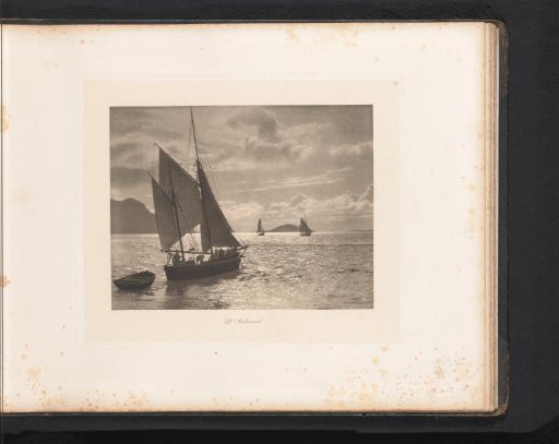 Sailing boats on the coast of Ålesund