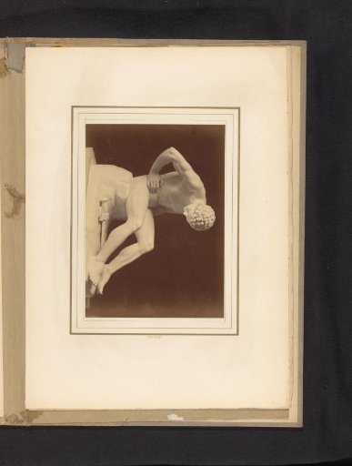 Sculpture of a Man and a Sword by Leopold Borbone