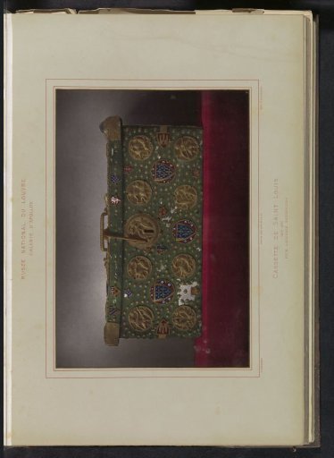 Box of King Louis IX of France, viewed from the front