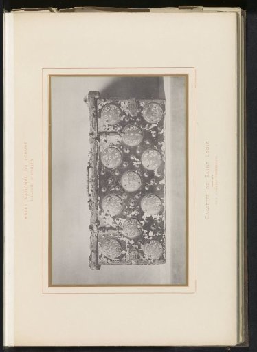 Box of King Louis IX of France, seen from the back