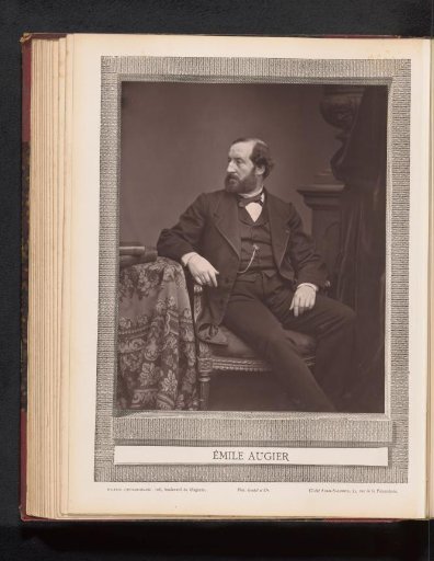 Portrait of Émile Augier