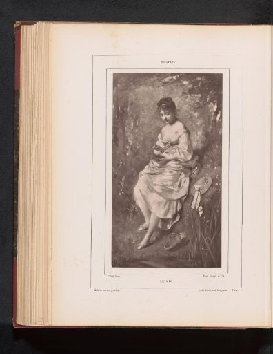 Reproduction of Le nid by Charles Joshua Chaplin