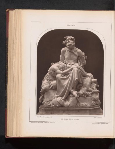 Sculpture The Crimes of War by Émile-François Chatrousse