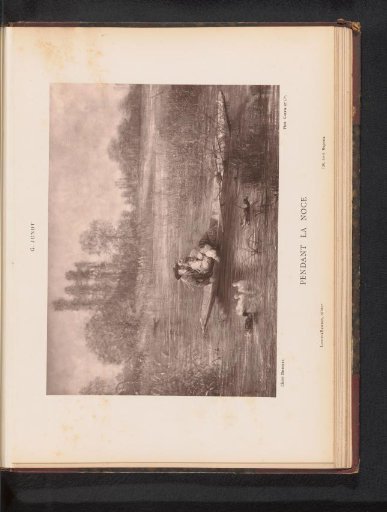 Reproduction of Pendant la noce by Gustave Adolphe Jundt