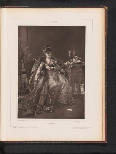 Reproduction of Déception by Alfred Emile Leopold Stevens