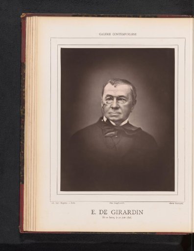 Portrait of Émile de Girardin