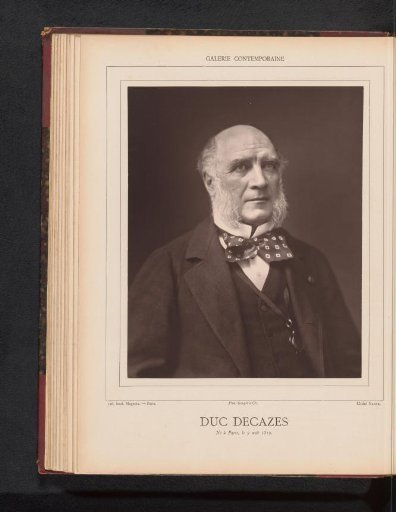 Portrait of Louis Decazes