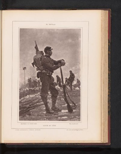 Reproduction of Sapeur du génie by Alphonse de Neuville