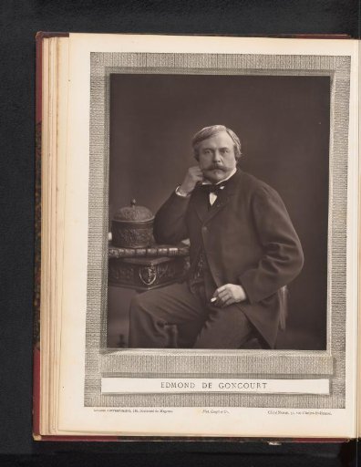 Portrait of Edmond de Goncourt