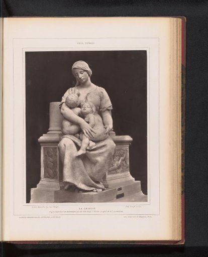 Sculpture La Charité by Paul Dubois