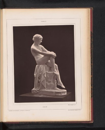 Sculpture Chloé by Anatole Marquet De Vasselot