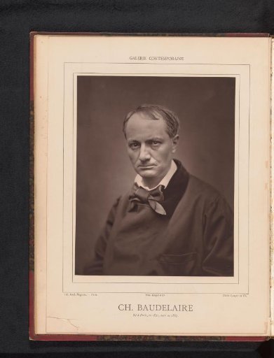 Portrait of Charles Baudelaire