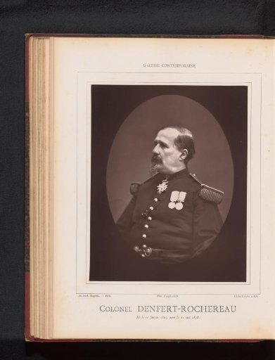 Portrait of Pierre Philippe Denfert-Rochereau
