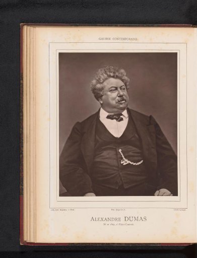 Portrait of Alexandre Dumas père