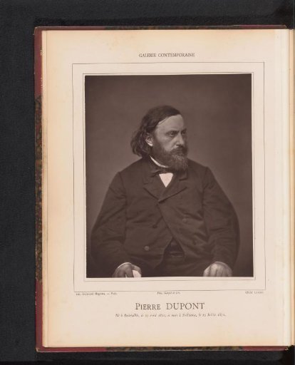 Portrait of Pierre Dupont