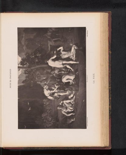 Reproduction of La paix by Pierre Puvis de Chavannes