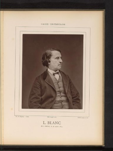 Portrait of Louis Blanc