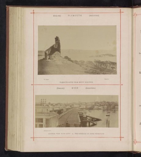 Two Views of Plymouth and Ryde