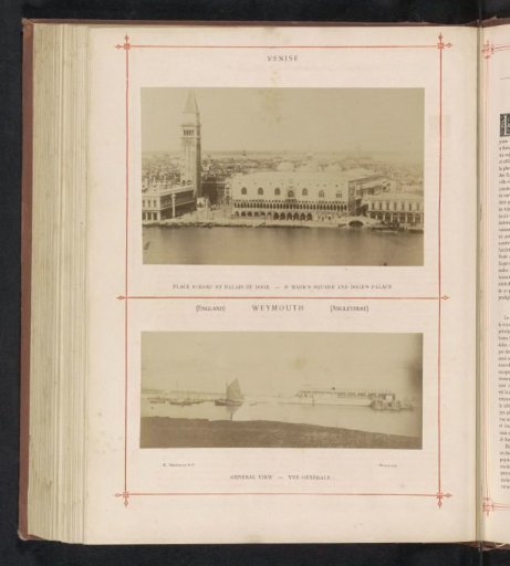 Two Views of Venice and Weymouth