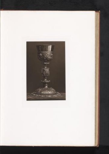 Chalice with scenes from the life of Christ and the apostles from the cathedral of Tours, displayed at the Exposition Rétrospective of 1873 in Tours, France