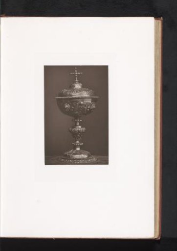 Ciborium of precious metal, displayed at the Exposition Rétrospective of 1873 in Tours, France