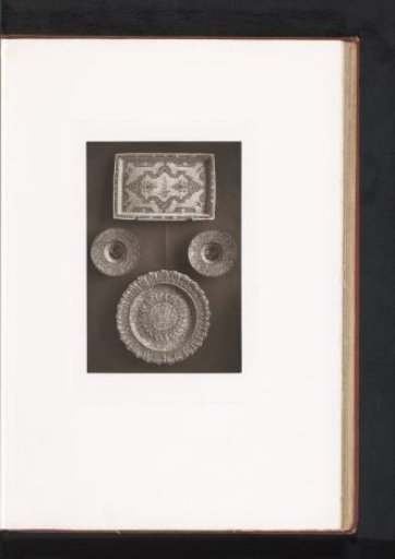 Four earthenware bowls, displayed at the Exposition Rétrospective of 1873 in Tours, France