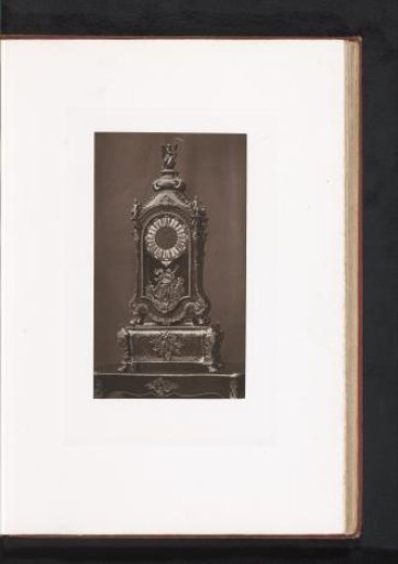 Clock in the style of Louis XV, displayed at the Exposition Rétrospective of 1873 in Tours, France
